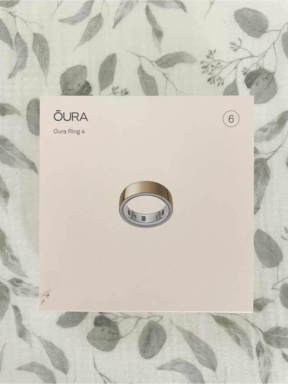 Oura Ring Gen 4 Size 6 (Gold)